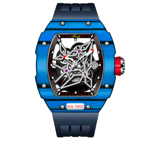 1902 Skeleton Carbon Fiber Blue - Blu