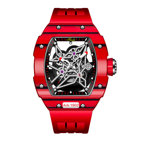 1902 Skeleton Carbon Fiber Red - Rosso