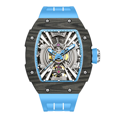 1906 Double Carbon Fiber Blue Black - Blu