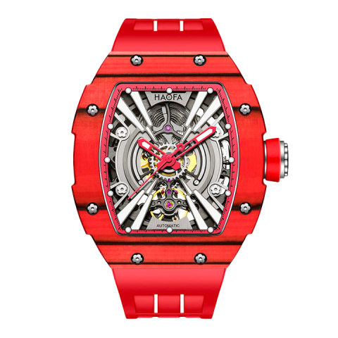 1906 Double Carbon Fiber Red - Rosso