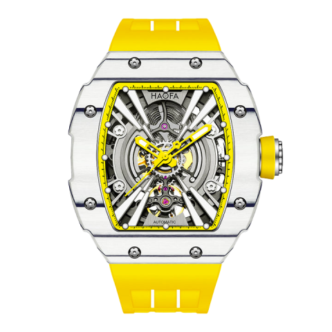 1906 Double Carbon Fiber Yellow - Giallo