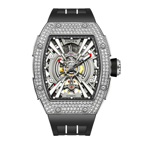 1907S Automatic Crystal Bezel Black - Nero