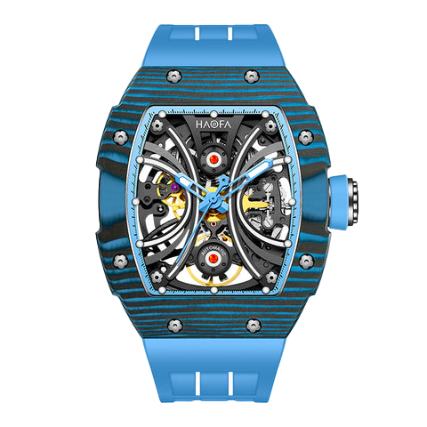 1909 Skeleton Automatic Blue - Blu