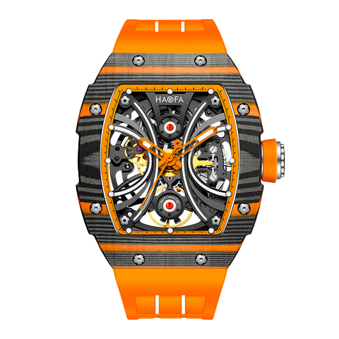 1909 Skeleton Automatic Orange - Arancio