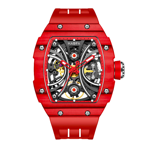 1909 Skeleton Automatic Red - Rosso