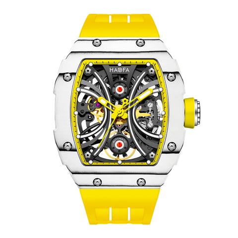 1909 Skeleton Automatic Yellow - Giallo