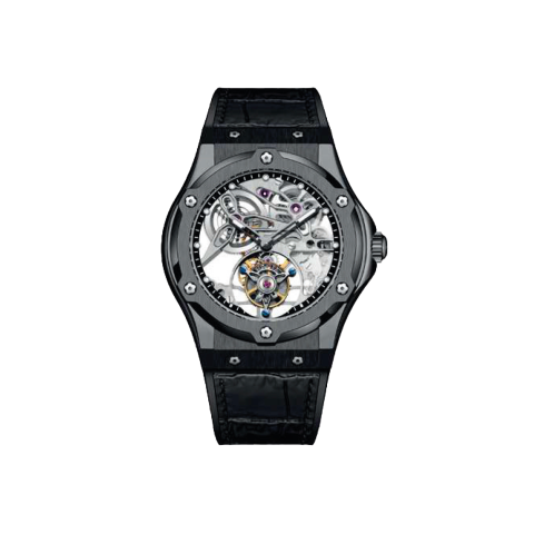 1916 Double Barrel Tourbillon Black - Nero