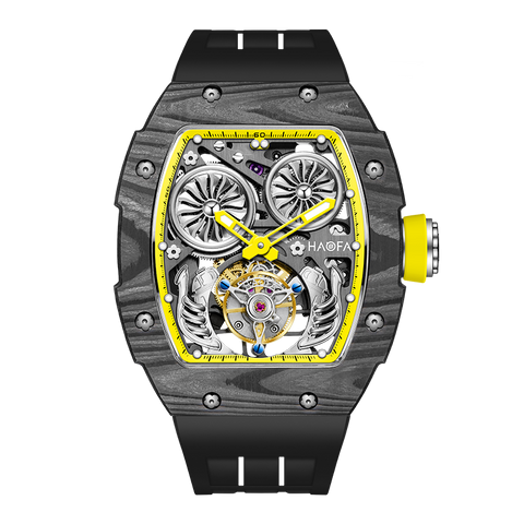 1922 Tourbillon Double Barrels Yellow - Giallo