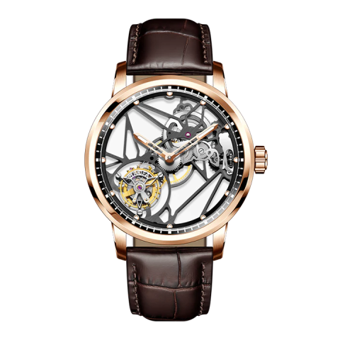 1925 Luxury Skeleton Rose Black - Rosa