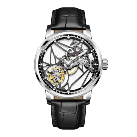 1925 Luxury Skeleton Silver Black - Nero