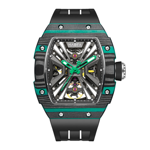 1929 Carbon Fiber Bezel Green - Verde