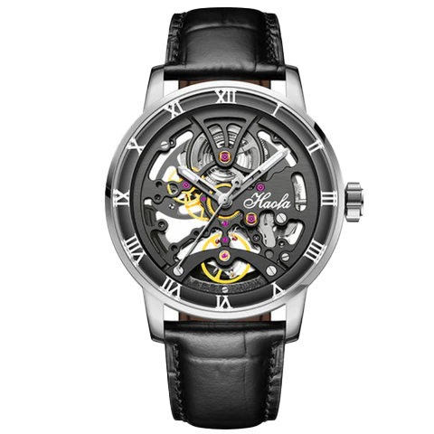 1933 Skeleton Silver Black - Bianco