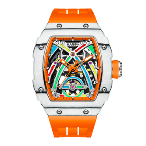 1970 Color Luminous dial Carbon Orange - Arancio