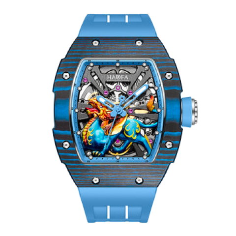 1972 3D Brave Troops Dial Black Blue - Blu