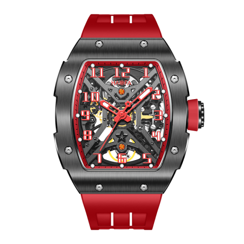 1980 Stainless Steel Automatic Red - Rosso