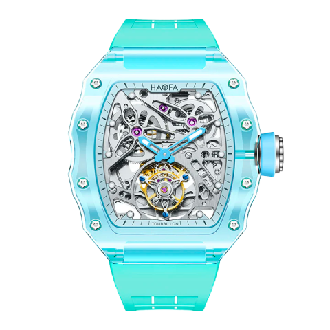 2201-1 Crystal Skeleton Blue - Azzurro