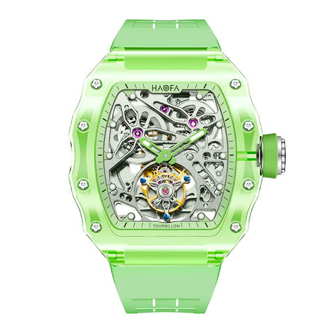 2201-1 Crystal Skeleton Green - Verde