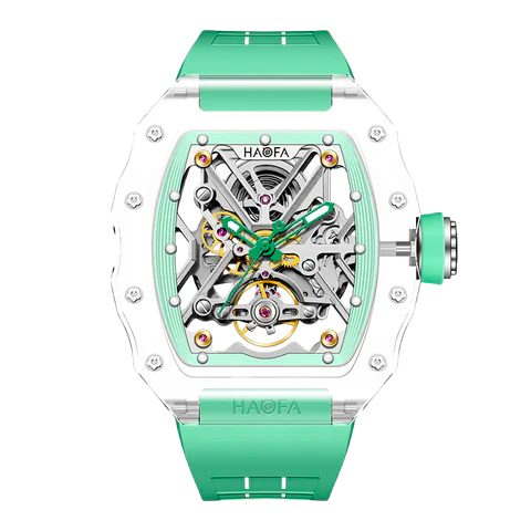 2202 Crystal Skeleton Green - Verde