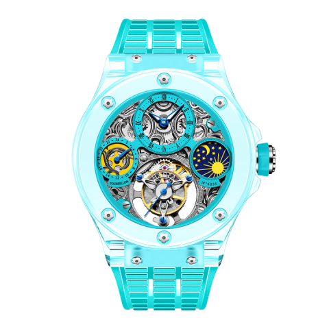 2231 Crystal Skeleton Blue - Blu