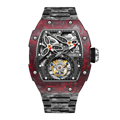 2311 All Carbon Fiber Black Red - Rosso